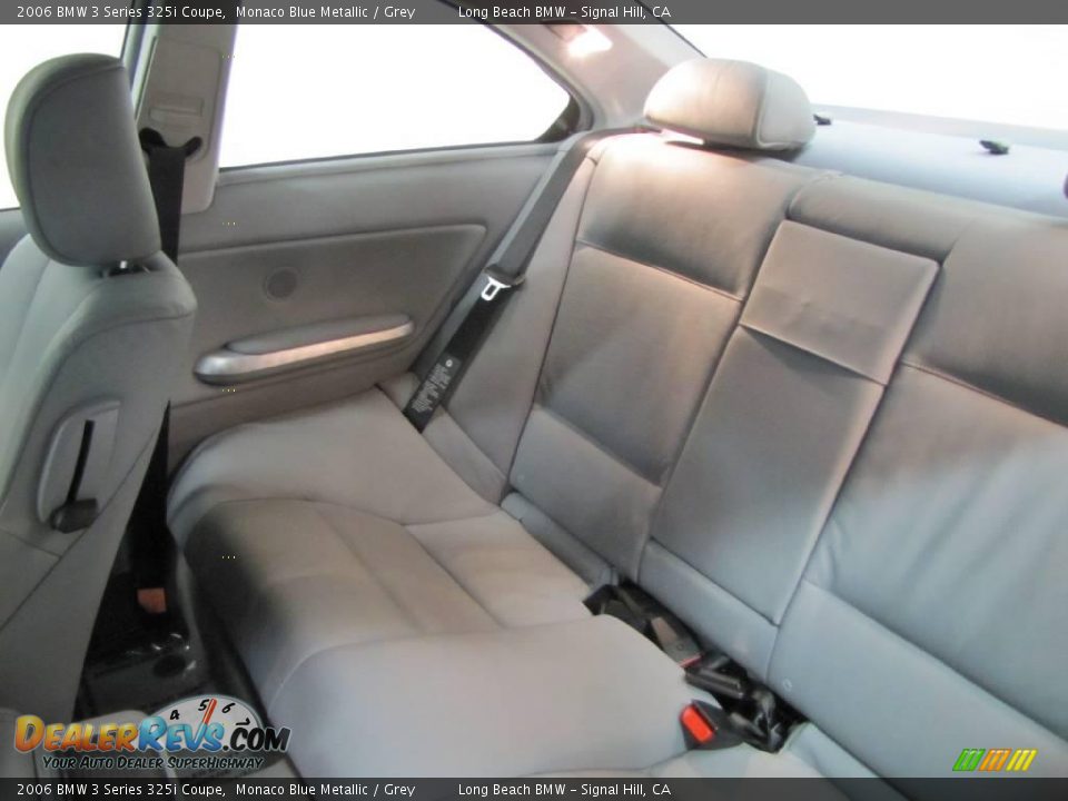 2006 BMW 3 Series 325i Coupe Monaco Blue Metallic / Grey Photo #23