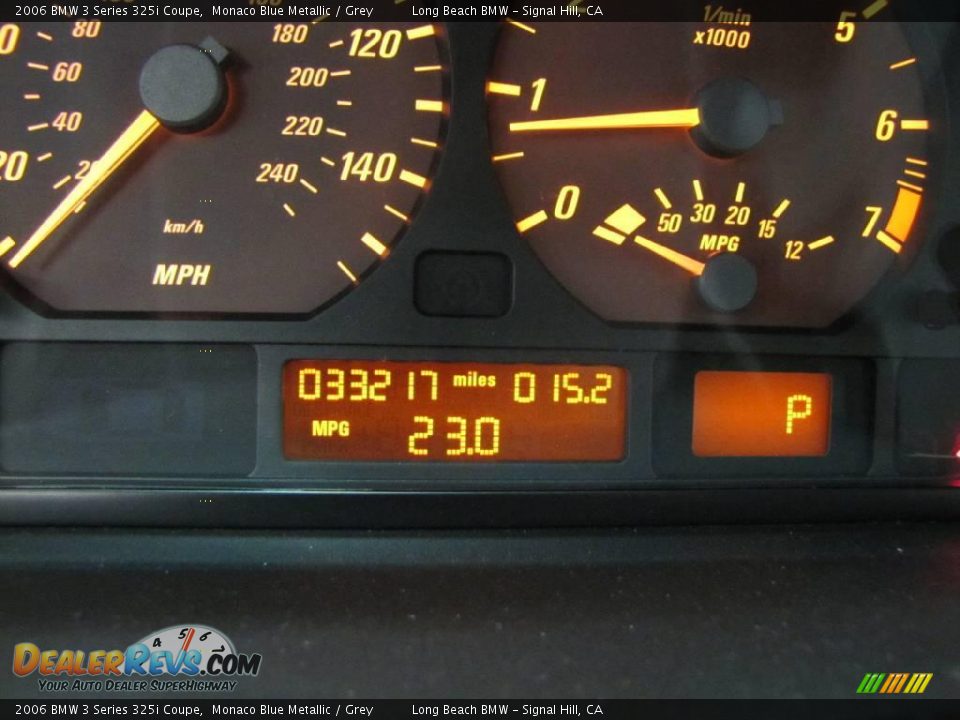 2006 BMW 3 Series 325i Coupe Monaco Blue Metallic / Grey Photo #27