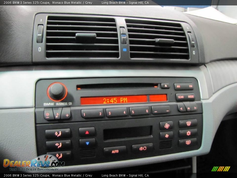 2006 BMW 3 Series 325i Coupe Monaco Blue Metallic / Grey Photo #30