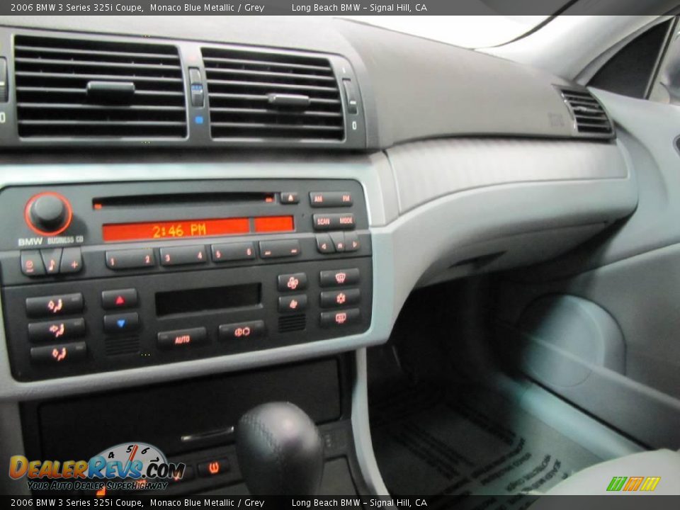 2006 BMW 3 Series 325i Coupe Monaco Blue Metallic / Grey Photo #33
