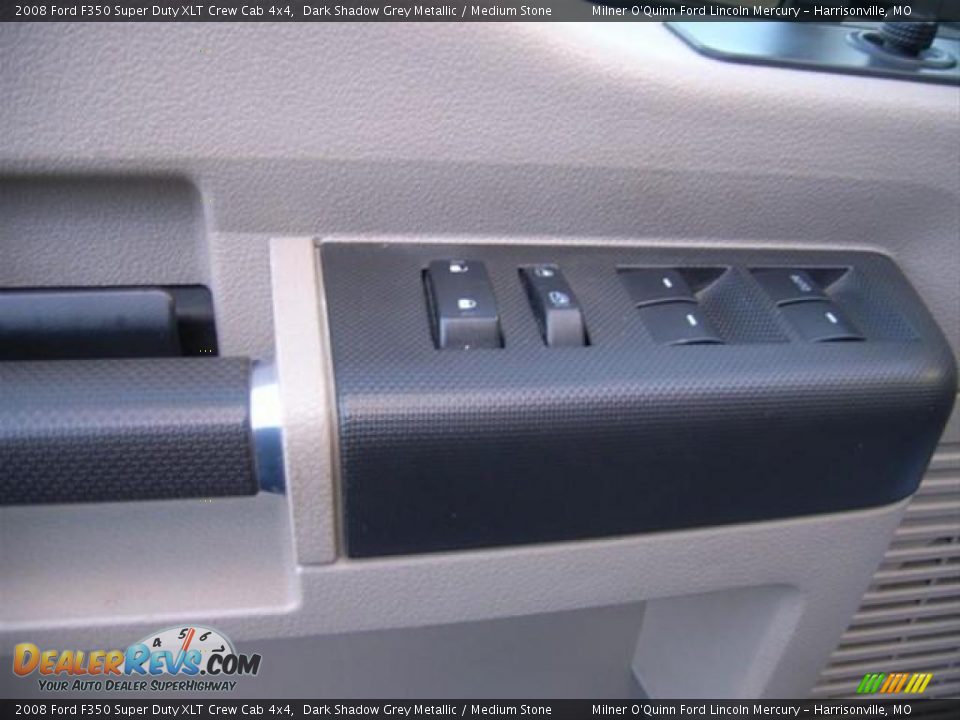 2008 Ford F350 Super Duty XLT Crew Cab 4x4 Dark Shadow Grey Metallic / Medium Stone Photo #10