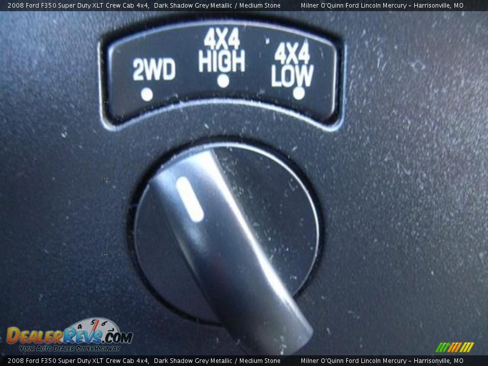 2008 Ford F350 Super Duty XLT Crew Cab 4x4 Dark Shadow Grey Metallic / Medium Stone Photo #13