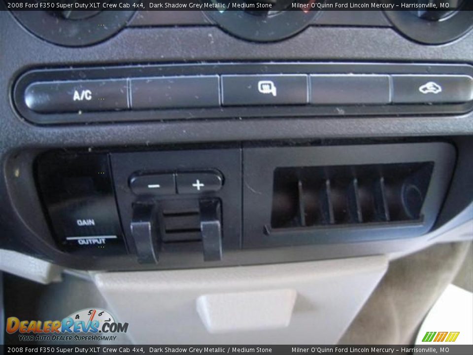 2008 Ford F350 Super Duty XLT Crew Cab 4x4 Dark Shadow Grey Metallic / Medium Stone Photo #15