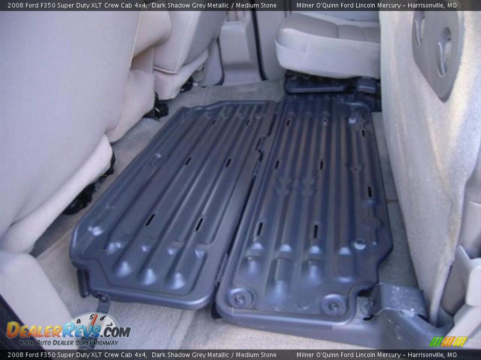 2008 Ford F350 Super Duty XLT Crew Cab 4x4 Dark Shadow Grey Metallic / Medium Stone Photo #21