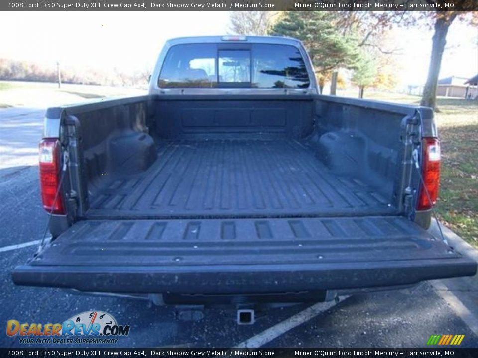 2008 Ford F350 Super Duty XLT Crew Cab 4x4 Dark Shadow Grey Metallic / Medium Stone Photo #23