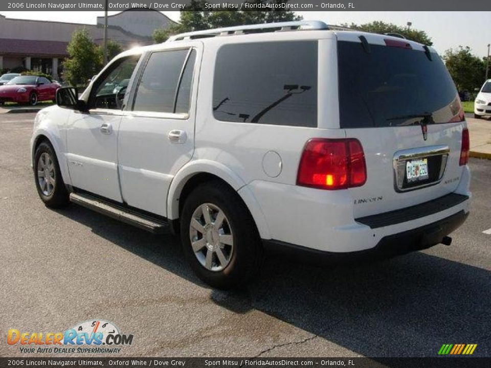 2006 Lincoln Navigator Ultimate Oxford White / Dove Grey Photo #5