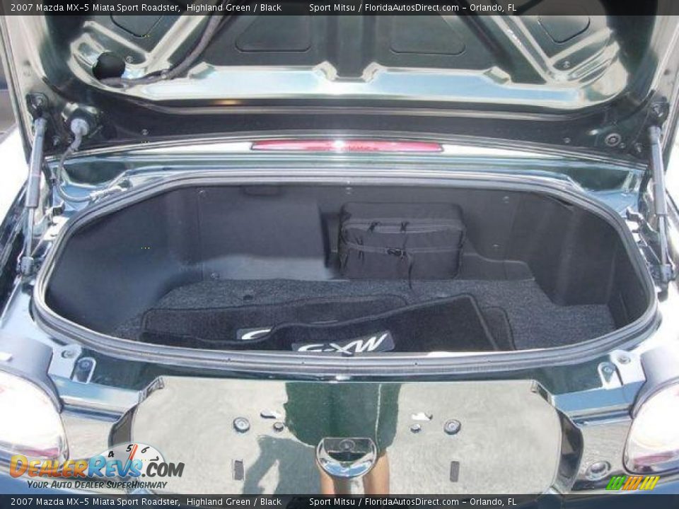 2007 Mazda MX-5 Miata Sport Roadster Highland Green / Black Photo #9