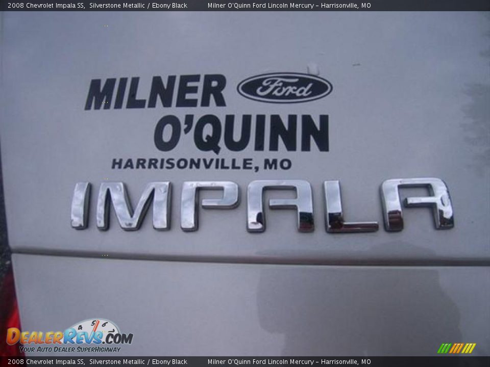 2008 Chevrolet Impala SS Silverstone Metallic / Ebony Black Photo #21