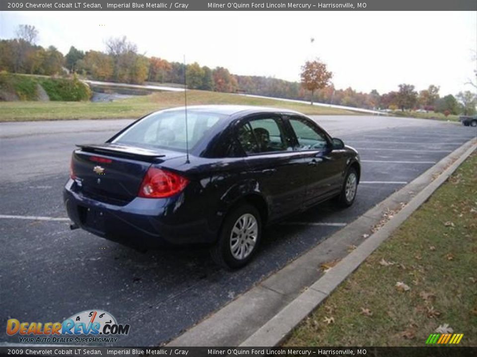 2009 Chevrolet Cobalt LT Sedan Imperial Blue Metallic / Gray Photo #3