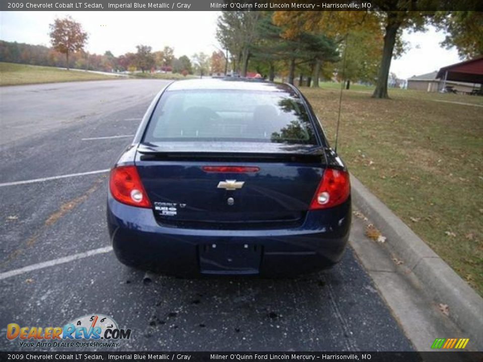 2009 Chevrolet Cobalt LT Sedan Imperial Blue Metallic / Gray Photo #4