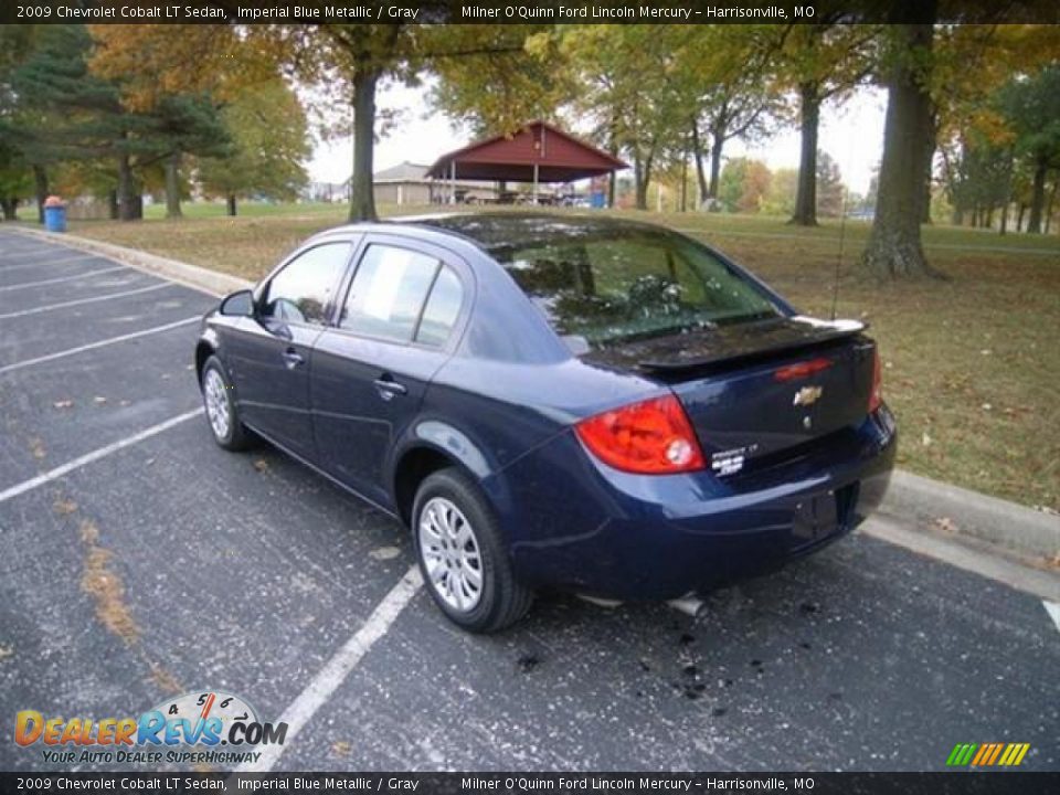 2009 Chevrolet Cobalt LT Sedan Imperial Blue Metallic / Gray Photo #5