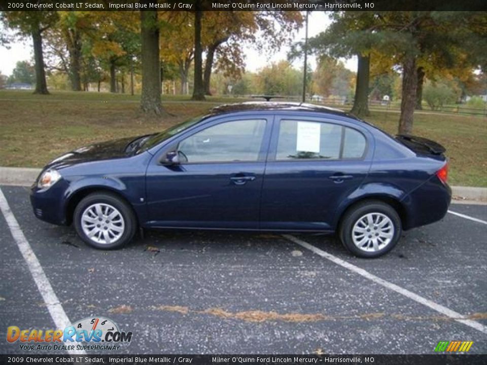 2009 Chevrolet Cobalt LT Sedan Imperial Blue Metallic / Gray Photo #6