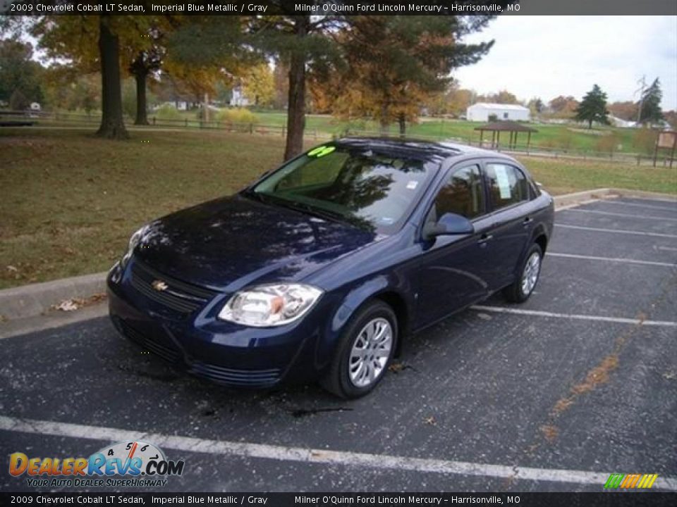 2009 Chevrolet Cobalt LT Sedan Imperial Blue Metallic / Gray Photo #7