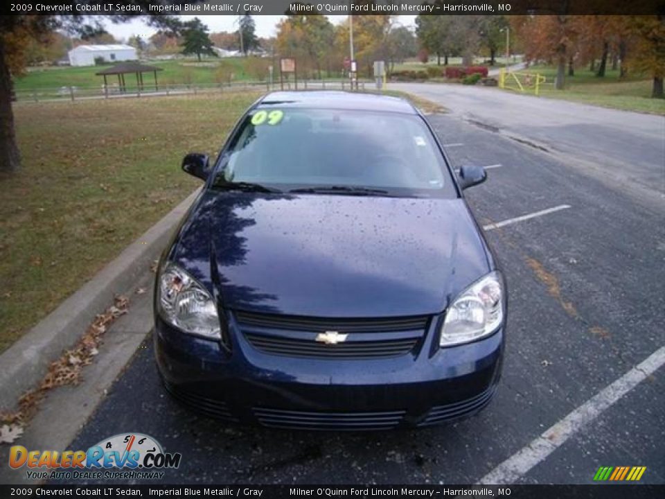 2009 Chevrolet Cobalt LT Sedan Imperial Blue Metallic / Gray Photo #8