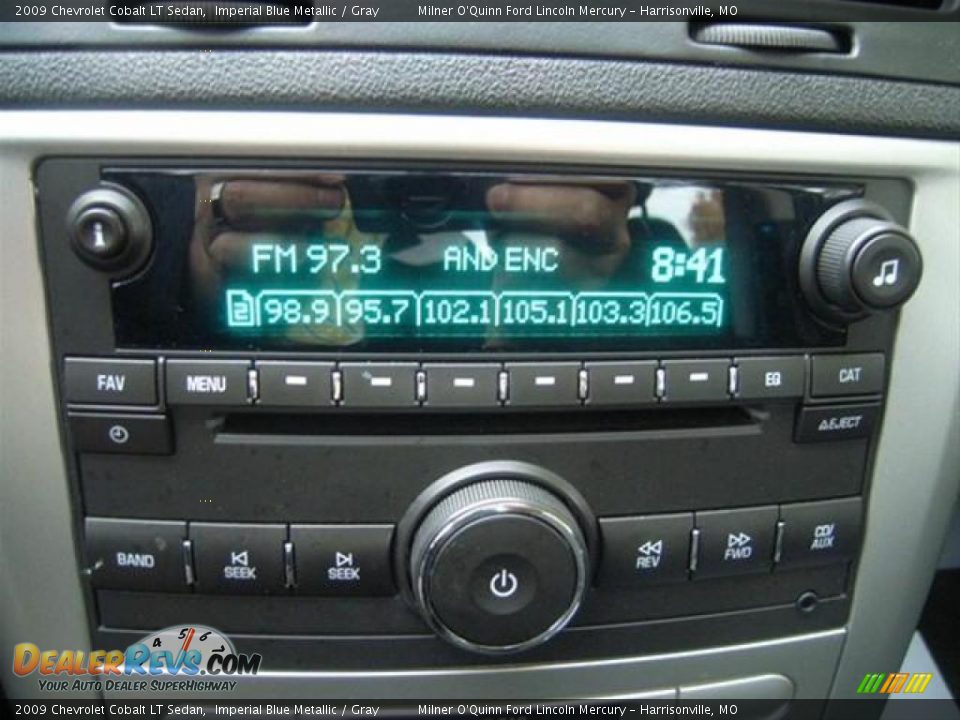 2009 Chevrolet Cobalt LT Sedan Imperial Blue Metallic / Gray Photo #11