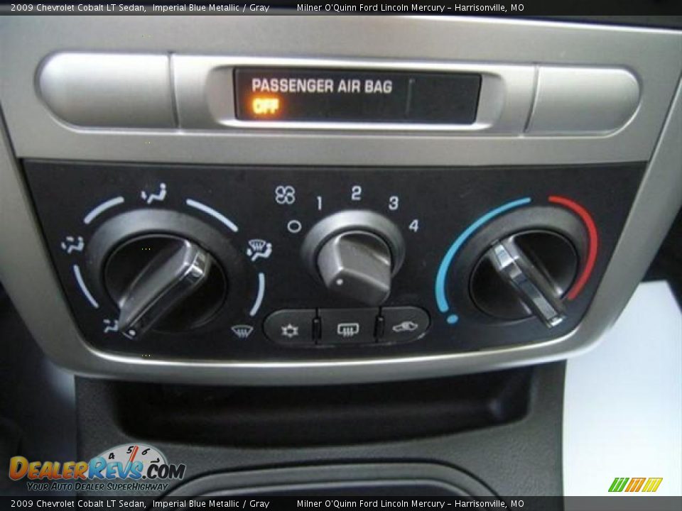 2009 Chevrolet Cobalt LT Sedan Imperial Blue Metallic / Gray Photo #12