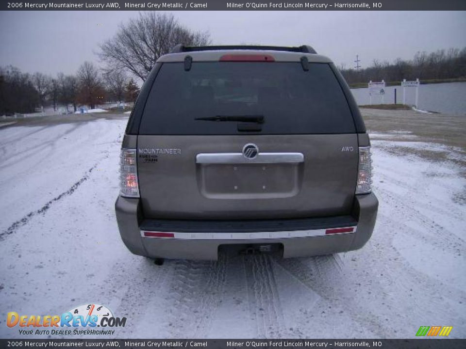 2006 Mercury Mountaineer Luxury AWD Mineral Grey Metallic / Camel Photo #4