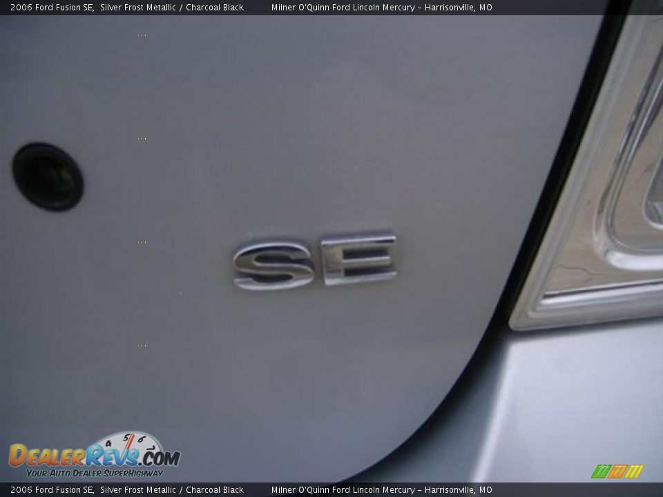 2006 Ford Fusion SE Silver Frost Metallic / Charcoal Black Photo #12