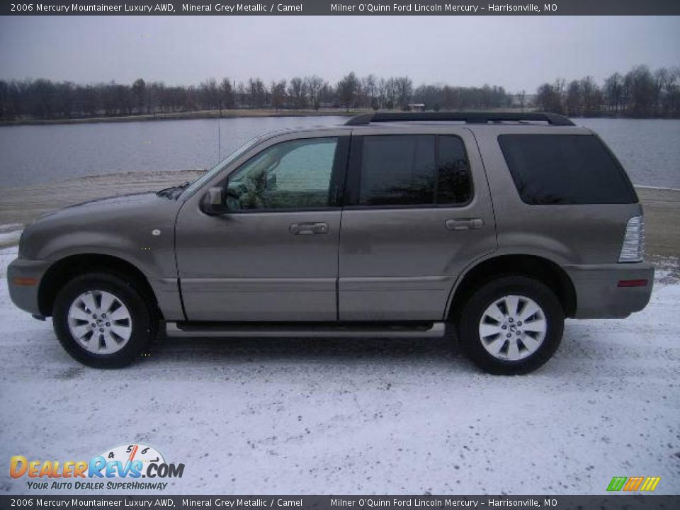 2006 Mercury Mountaineer Luxury AWD Mineral Grey Metallic / Camel Photo #6