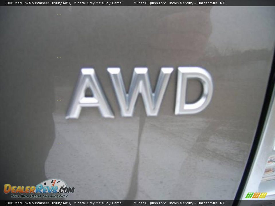 2006 Mercury Mountaineer Luxury AWD Mineral Grey Metallic / Camel Photo #10