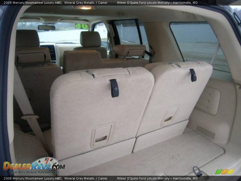 2006 Mercury Mountaineer Luxury AWD Mineral Grey Metallic / Camel Photo #13