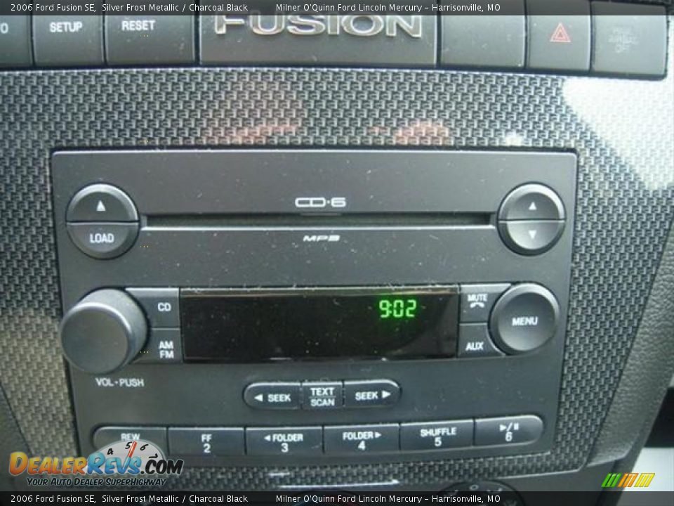 2006 Ford Fusion SE Silver Frost Metallic / Charcoal Black Photo #21