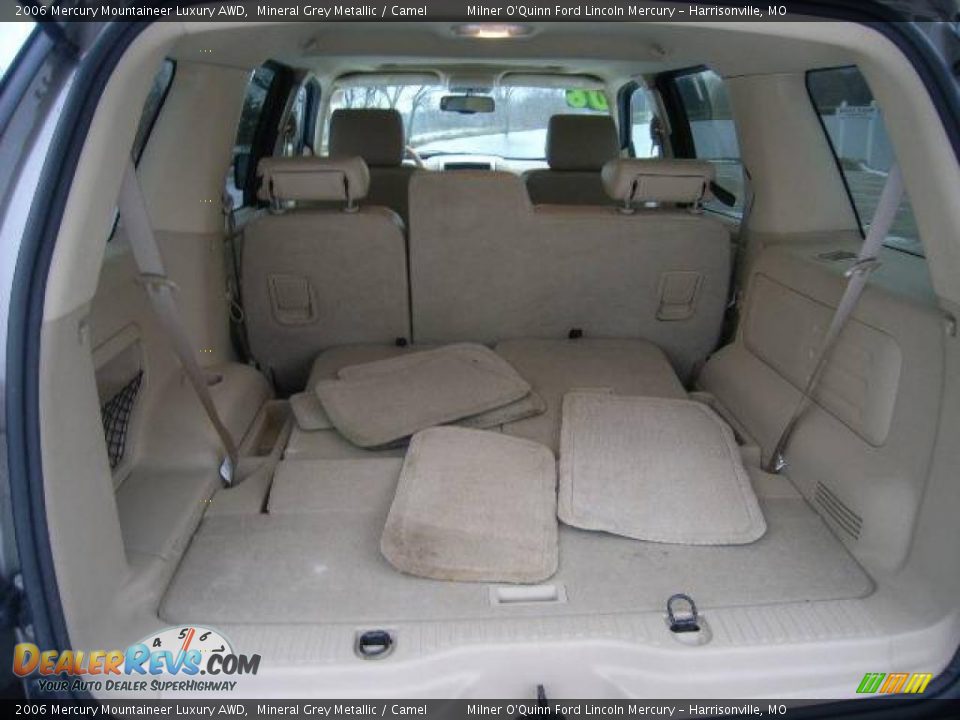 2006 Mercury Mountaineer Luxury AWD Mineral Grey Metallic / Camel Photo #14