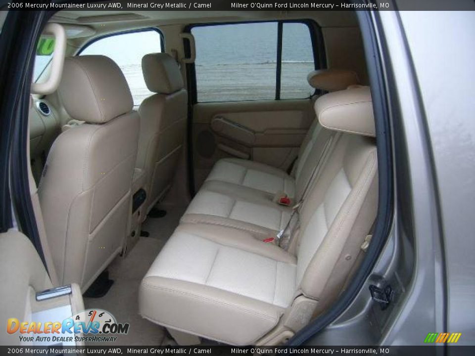 2006 Mercury Mountaineer Luxury AWD Mineral Grey Metallic / Camel Photo #15