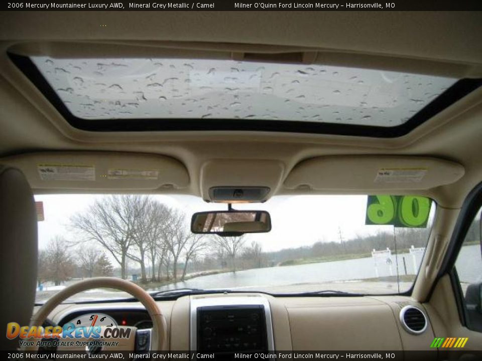 2006 Mercury Mountaineer Luxury AWD Mineral Grey Metallic / Camel Photo #19