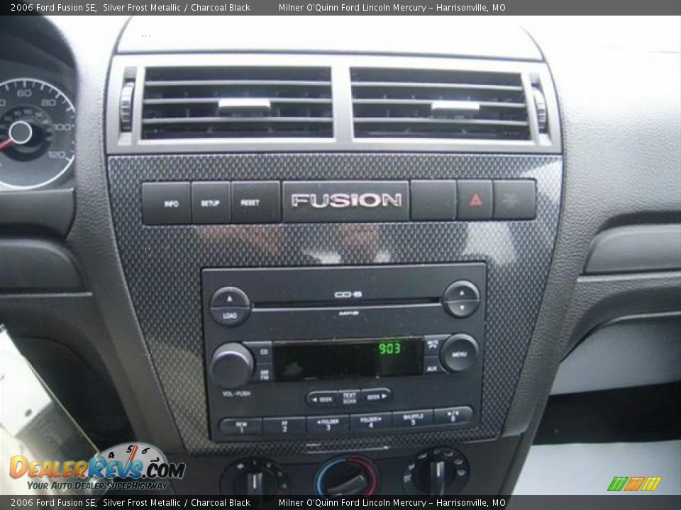 2006 Ford Fusion SE Silver Frost Metallic / Charcoal Black Photo #27