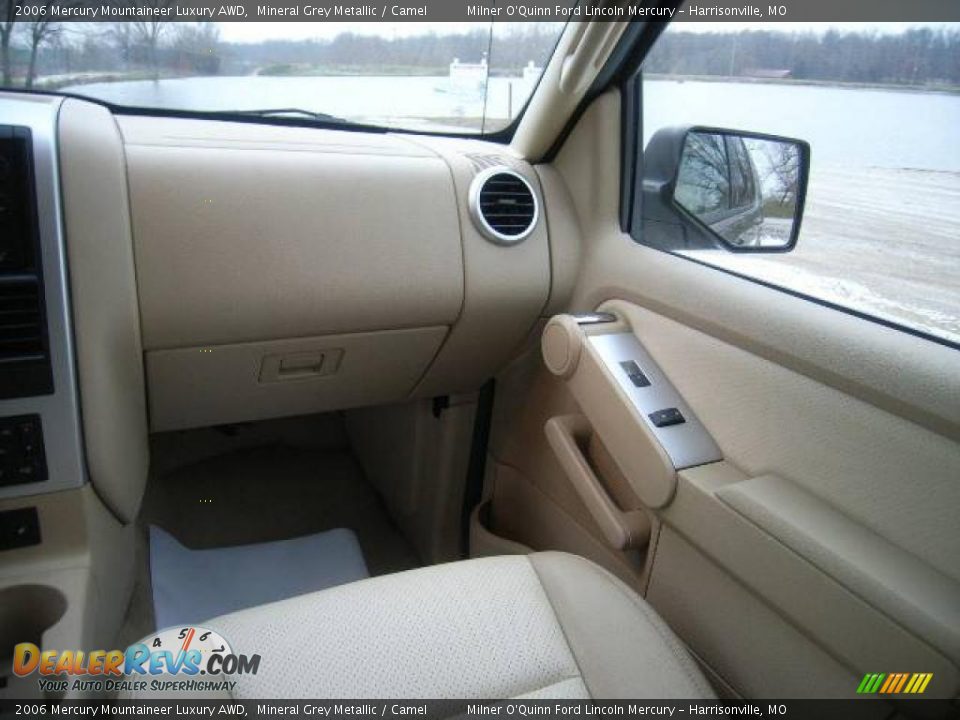 2006 Mercury Mountaineer Luxury AWD Mineral Grey Metallic / Camel Photo #20