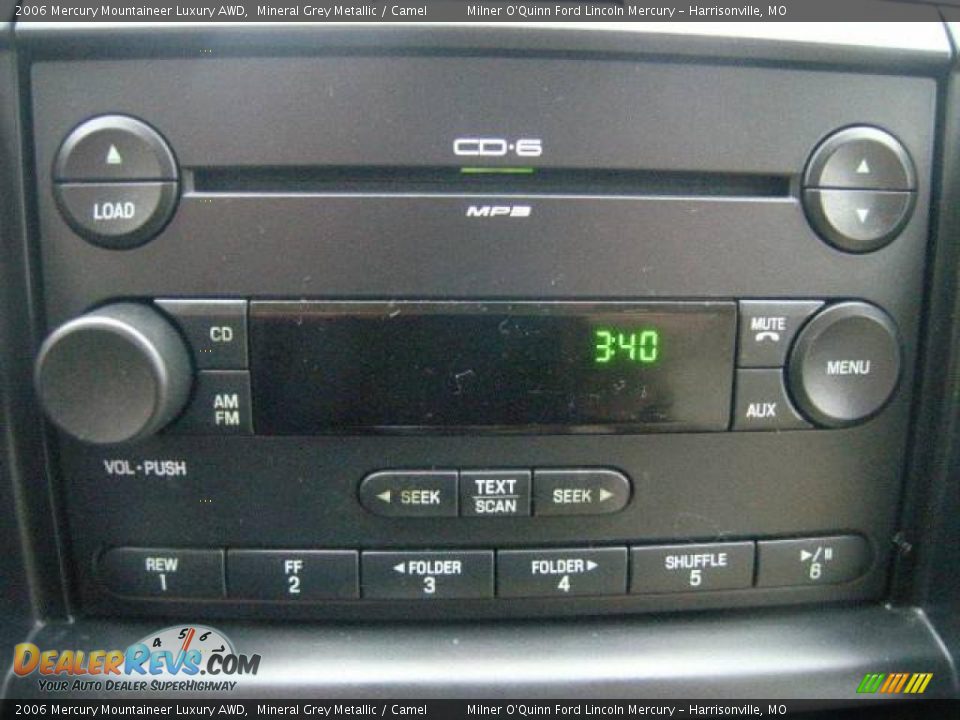 2006 Mercury Mountaineer Luxury AWD Mineral Grey Metallic / Camel Photo #25