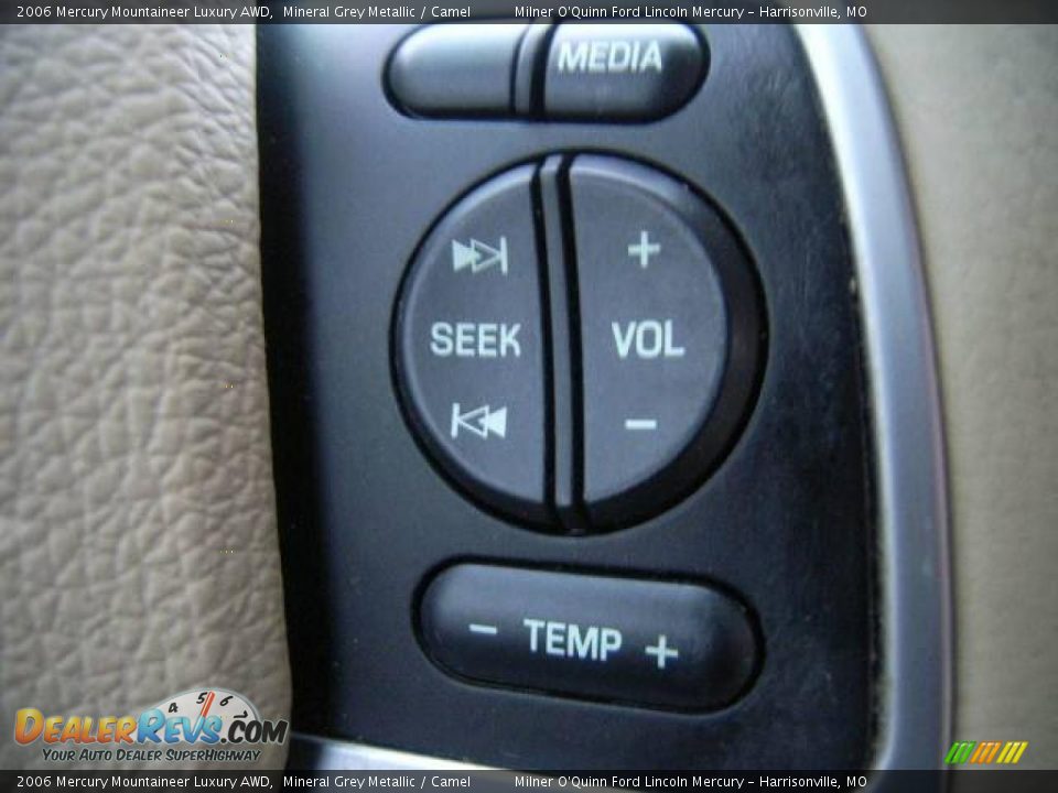 2006 Mercury Mountaineer Luxury AWD Mineral Grey Metallic / Camel Photo #27