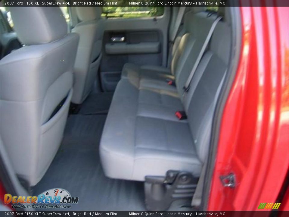 2007 Ford F150 XLT SuperCrew 4x4 Bright Red / Medium Flint Photo #17