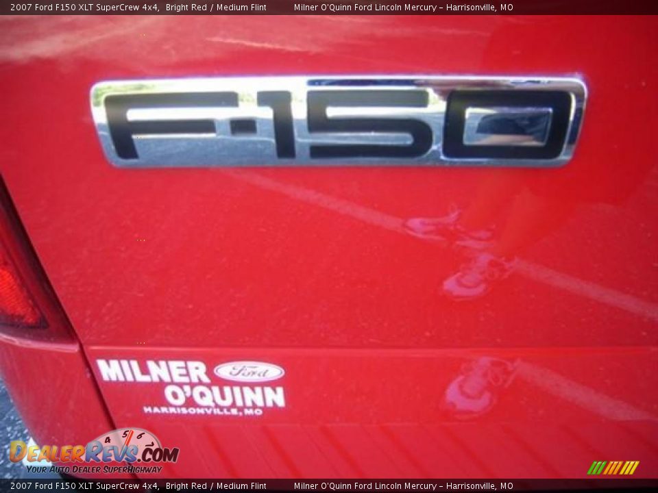 2007 Ford F150 XLT SuperCrew 4x4 Bright Red / Medium Flint Photo #20