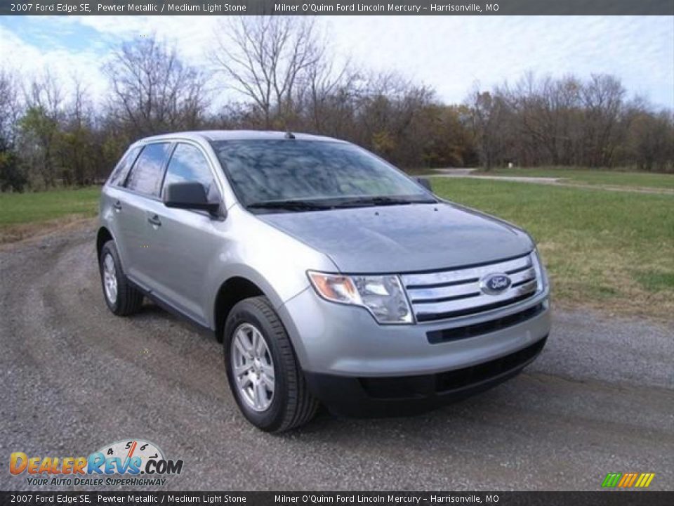 2007 Ford Edge SE Pewter Metallic / Medium Light Stone Photo #1