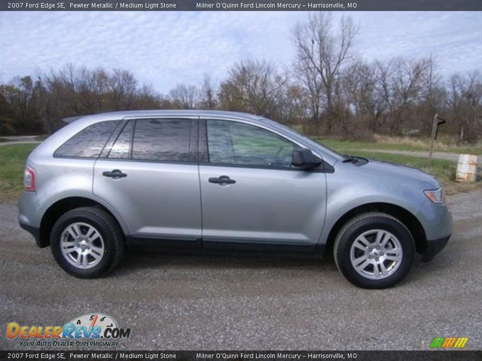 2007 Ford Edge SE Pewter Metallic / Medium Light Stone Photo #2