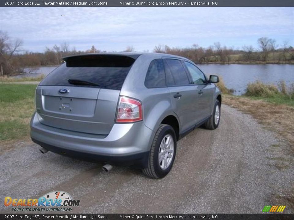 2007 Ford Edge SE Pewter Metallic / Medium Light Stone Photo #3