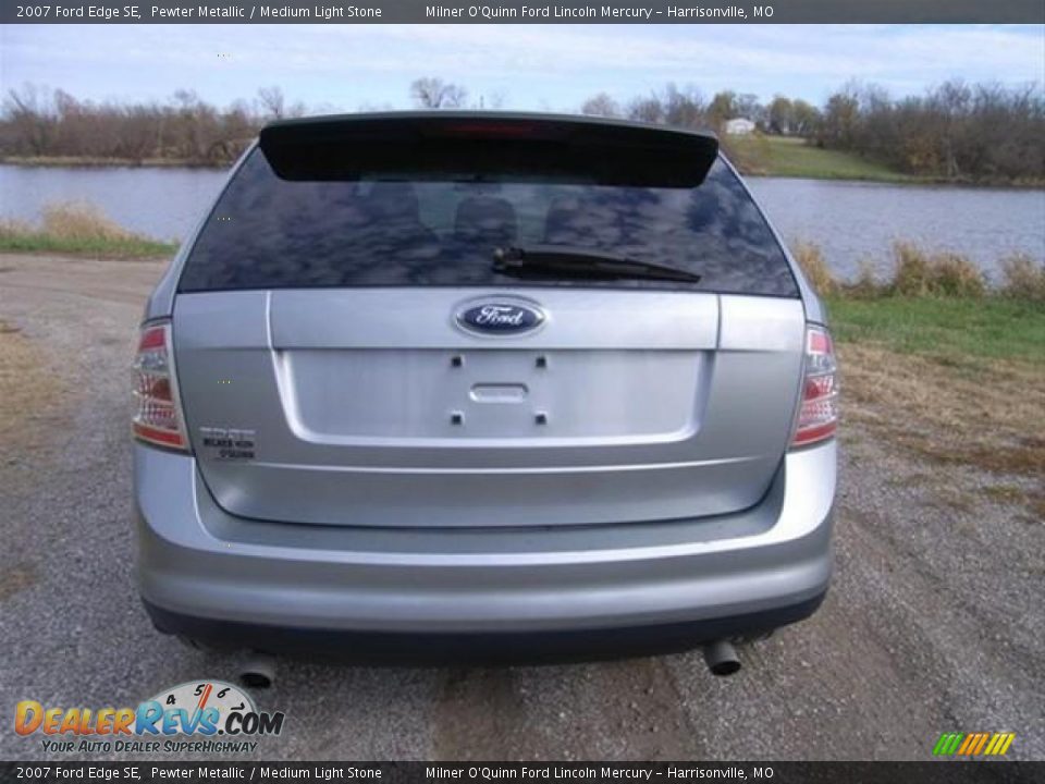 2007 Ford Edge SE Pewter Metallic / Medium Light Stone Photo #4