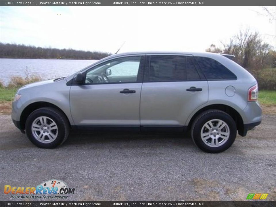 2007 Ford Edge SE Pewter Metallic / Medium Light Stone Photo #6