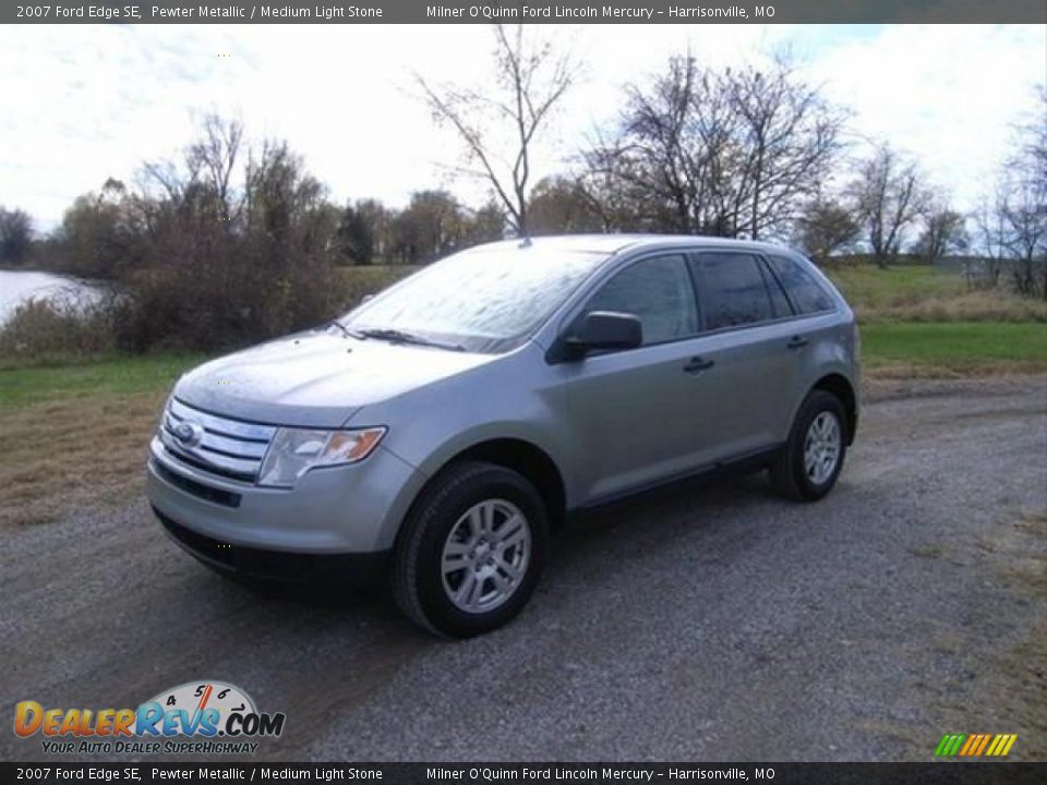 2007 Ford Edge SE Pewter Metallic / Medium Light Stone Photo #7
