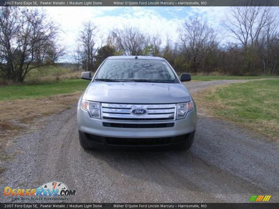 2007 Ford Edge SE Pewter Metallic / Medium Light Stone Photo #8