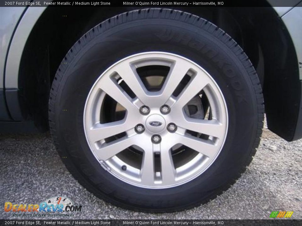 2007 Ford Edge SE Pewter Metallic / Medium Light Stone Photo #9