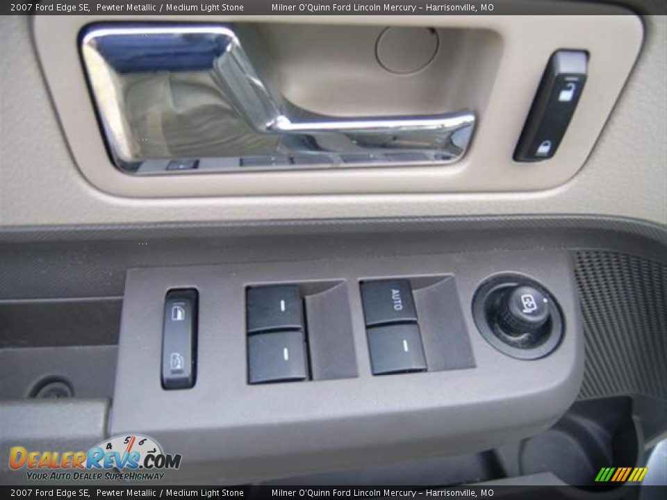 2007 Ford Edge SE Pewter Metallic / Medium Light Stone Photo #10
