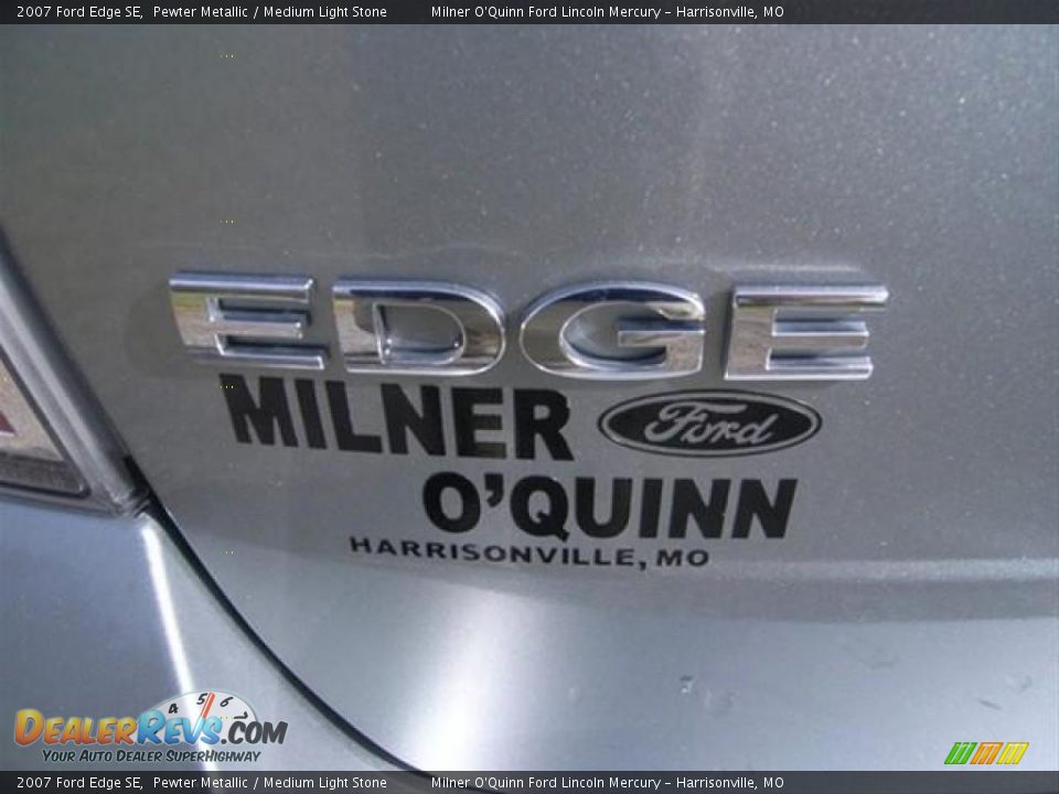 2007 Ford Edge SE Pewter Metallic / Medium Light Stone Photo #13