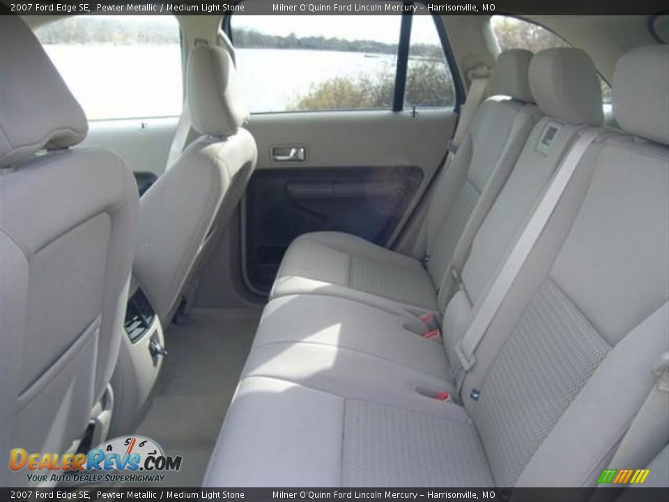 2007 Ford Edge SE Pewter Metallic / Medium Light Stone Photo #14