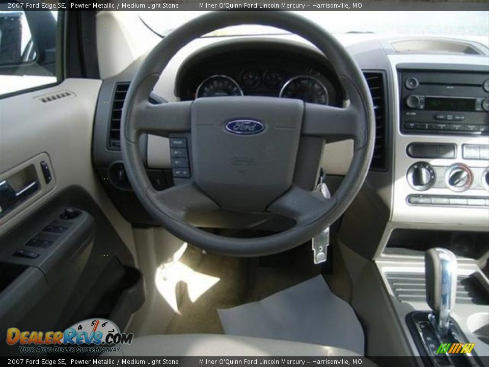 2007 Ford Edge SE Pewter Metallic / Medium Light Stone Photo #17