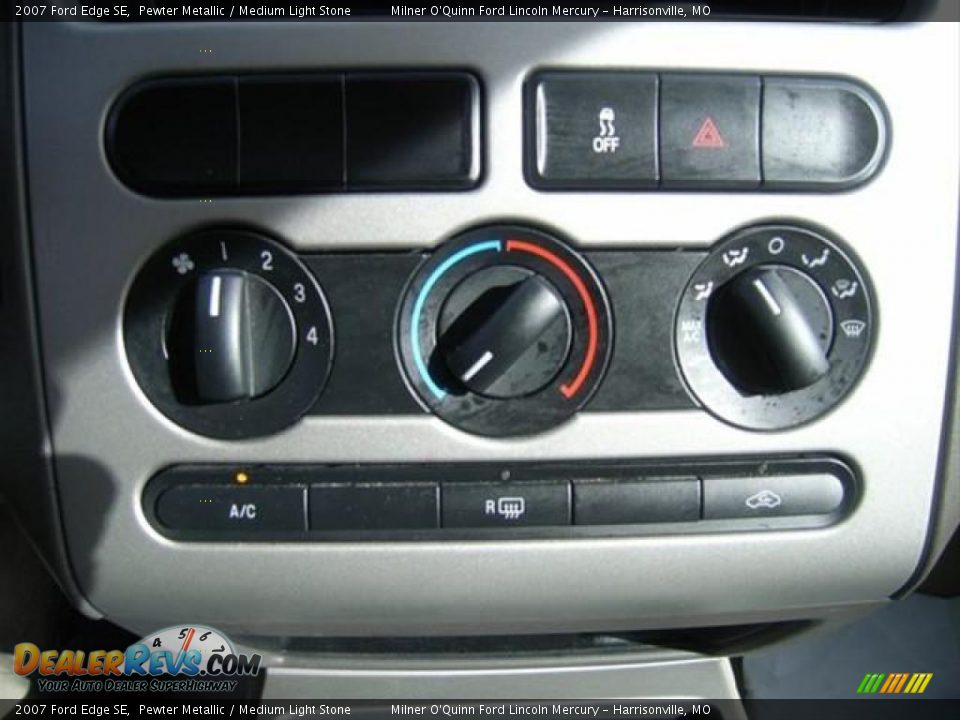 2007 Ford Edge SE Pewter Metallic / Medium Light Stone Photo #19