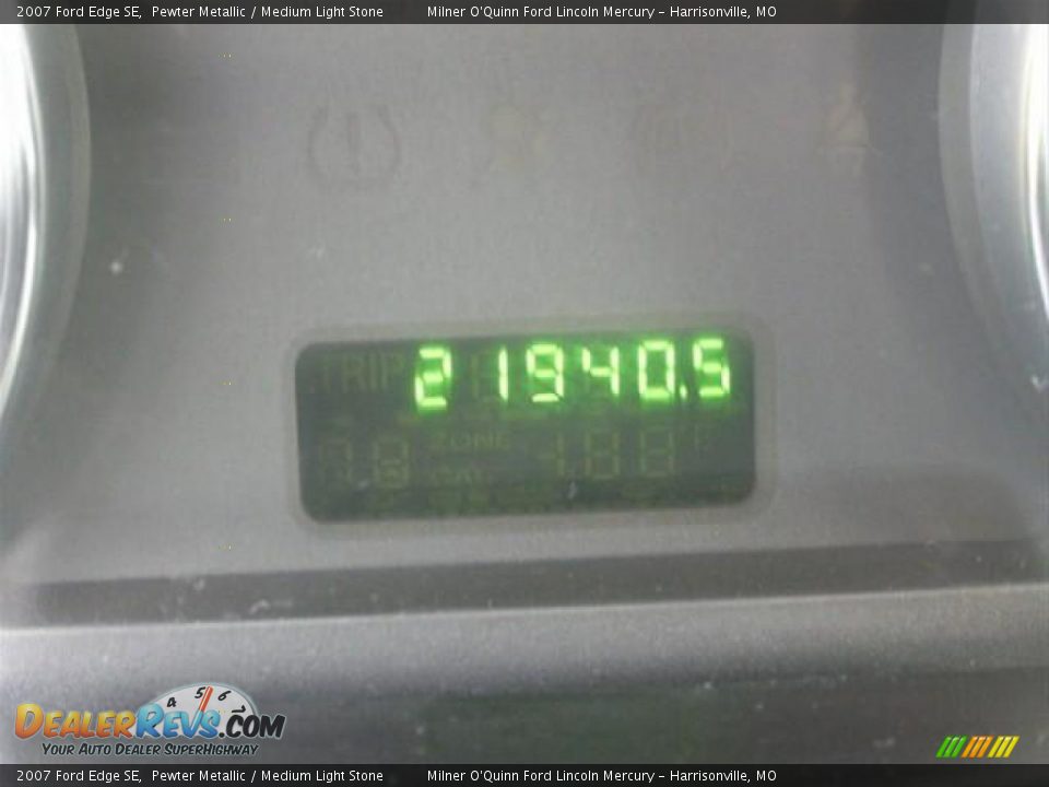 2007 Ford Edge SE Pewter Metallic / Medium Light Stone Photo #21