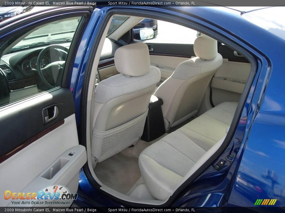 2009 Mitsubishi Galant ES Maizen Blue Pearl / Beige Photo #7